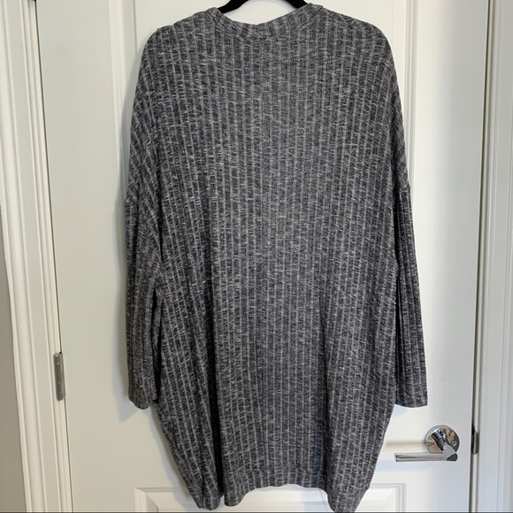 Lightweight Ribbed Sweater Cardigan - Picture 4 of 4